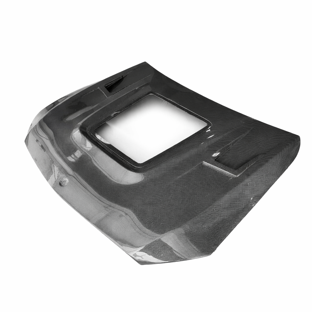 IMP Style Carbon Fiber Hood w/ Glass – W205 C-Class (C300 / C43 / C63)