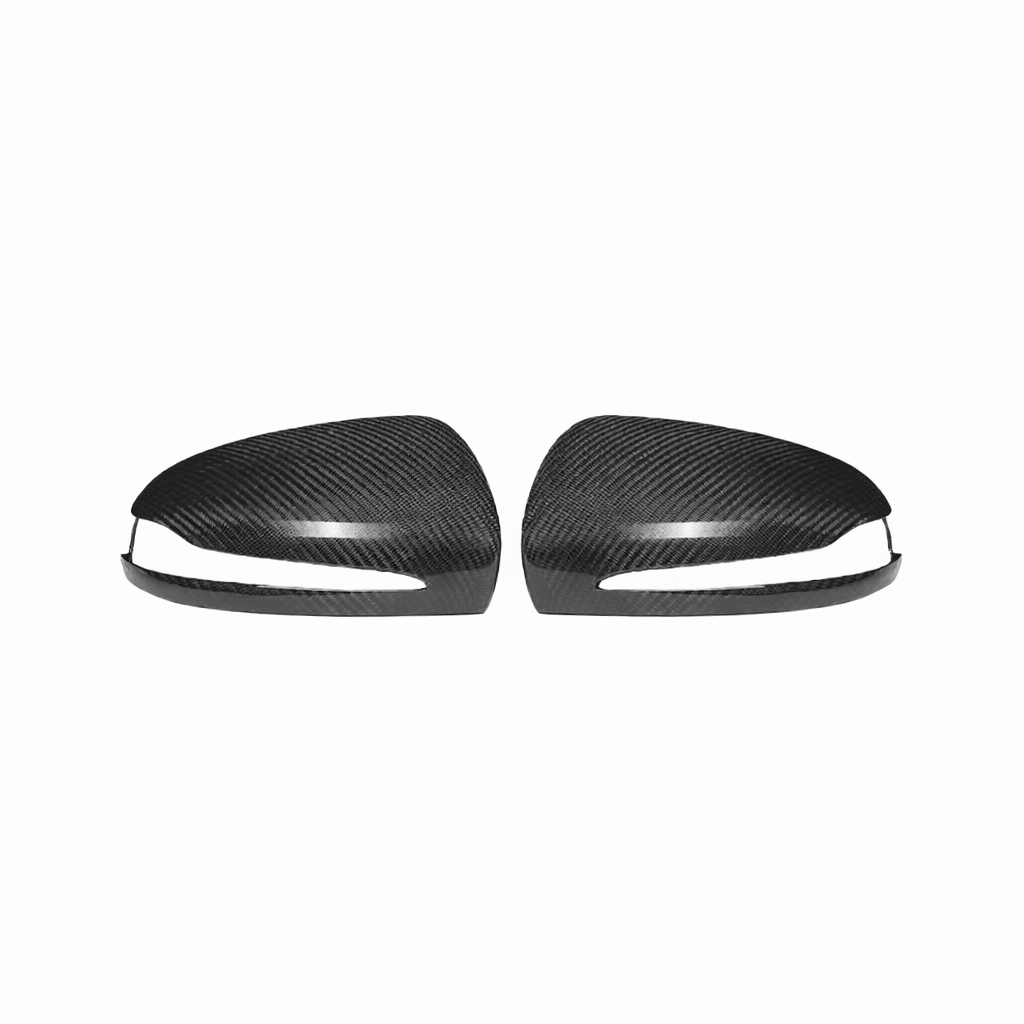 OEM Style Carbon Fiber Mirror Caps for W205/C205 C-Class (2015–2020)