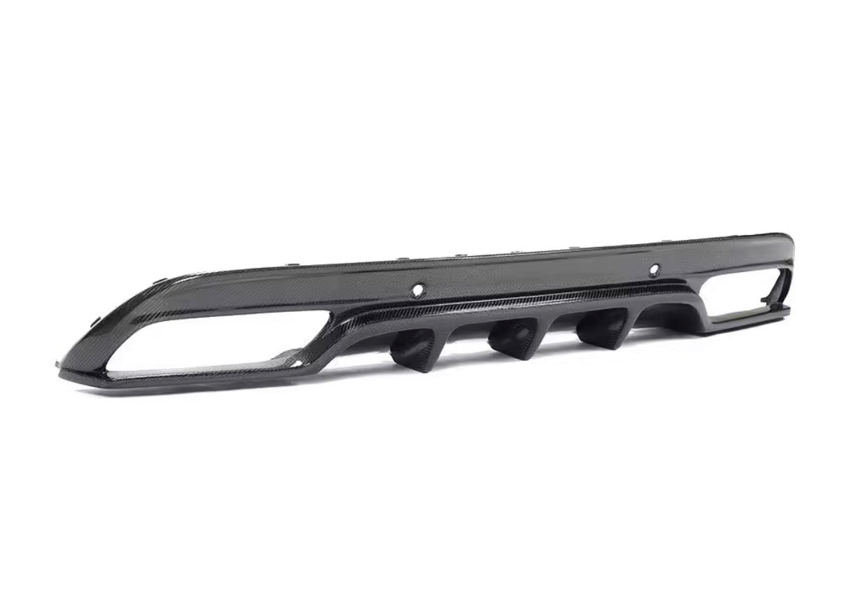 FD Style Carbon Fiber Rear Diffuser for Mercedes-Benz W205 C-Class Sedan(2015–2021)