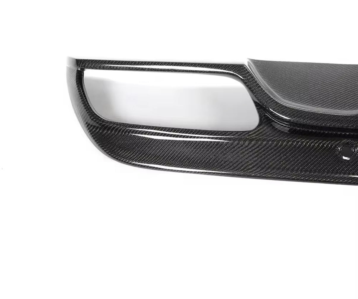 FD Style Carbon Fiber Rear Diffuser for Mercedes-Benz W205 C-Class Sedan(2015–2021)